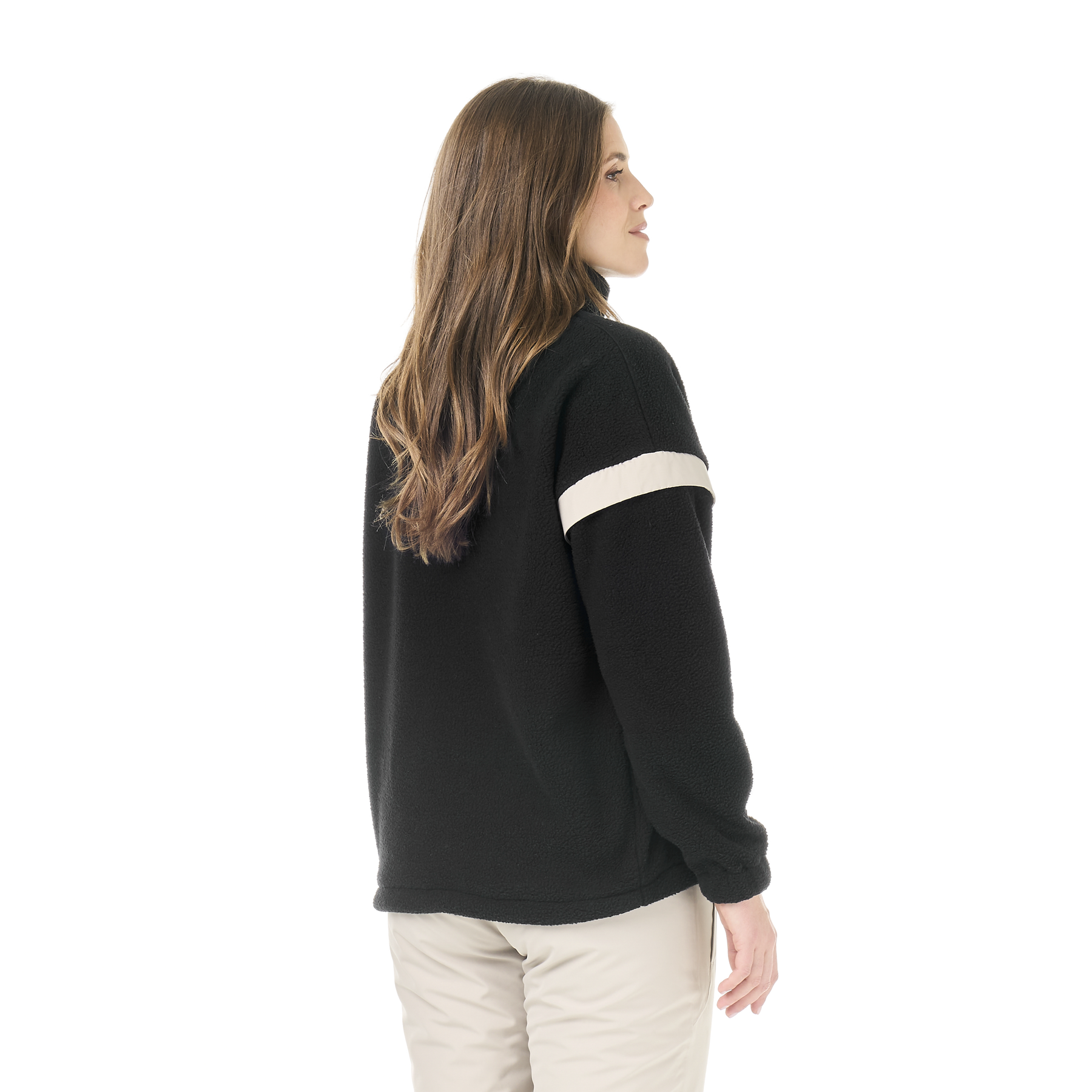 VELORA 1/4 FLEECE __color:Black#2