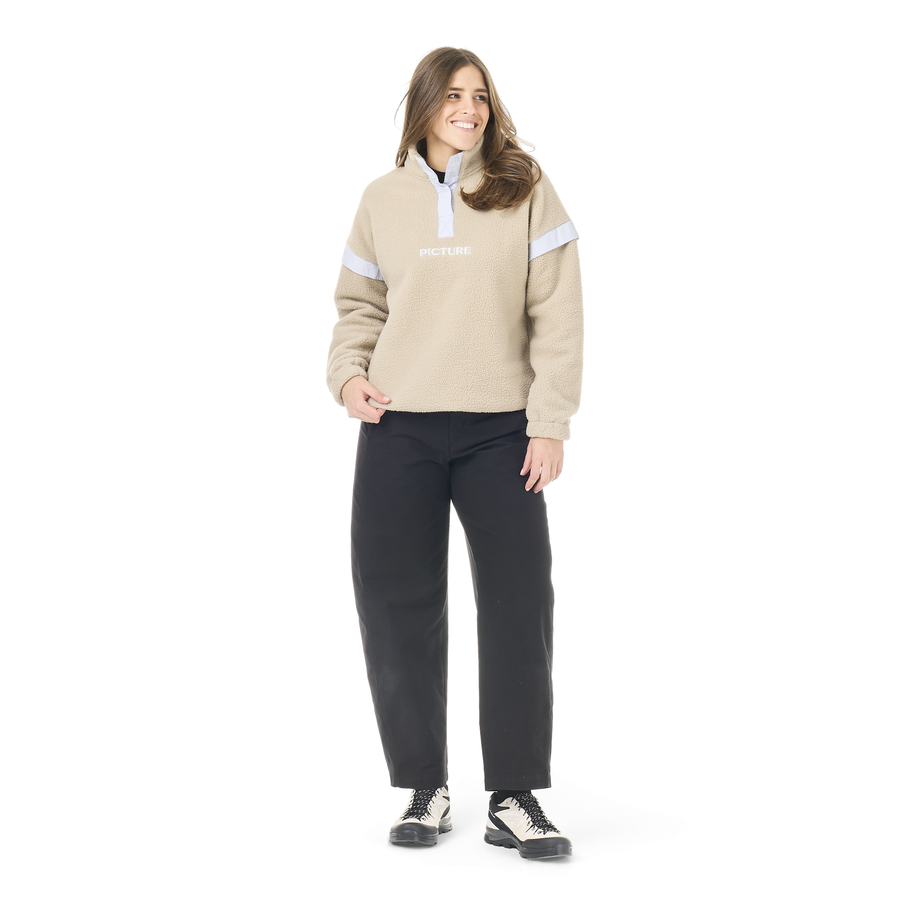 VELORA 1/4 FLEECE __color:Pure_Cashmere#14