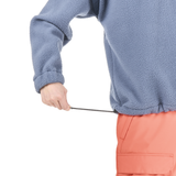 VELORA 1/4 FLEECE __color:Vintage_Indigo#18
