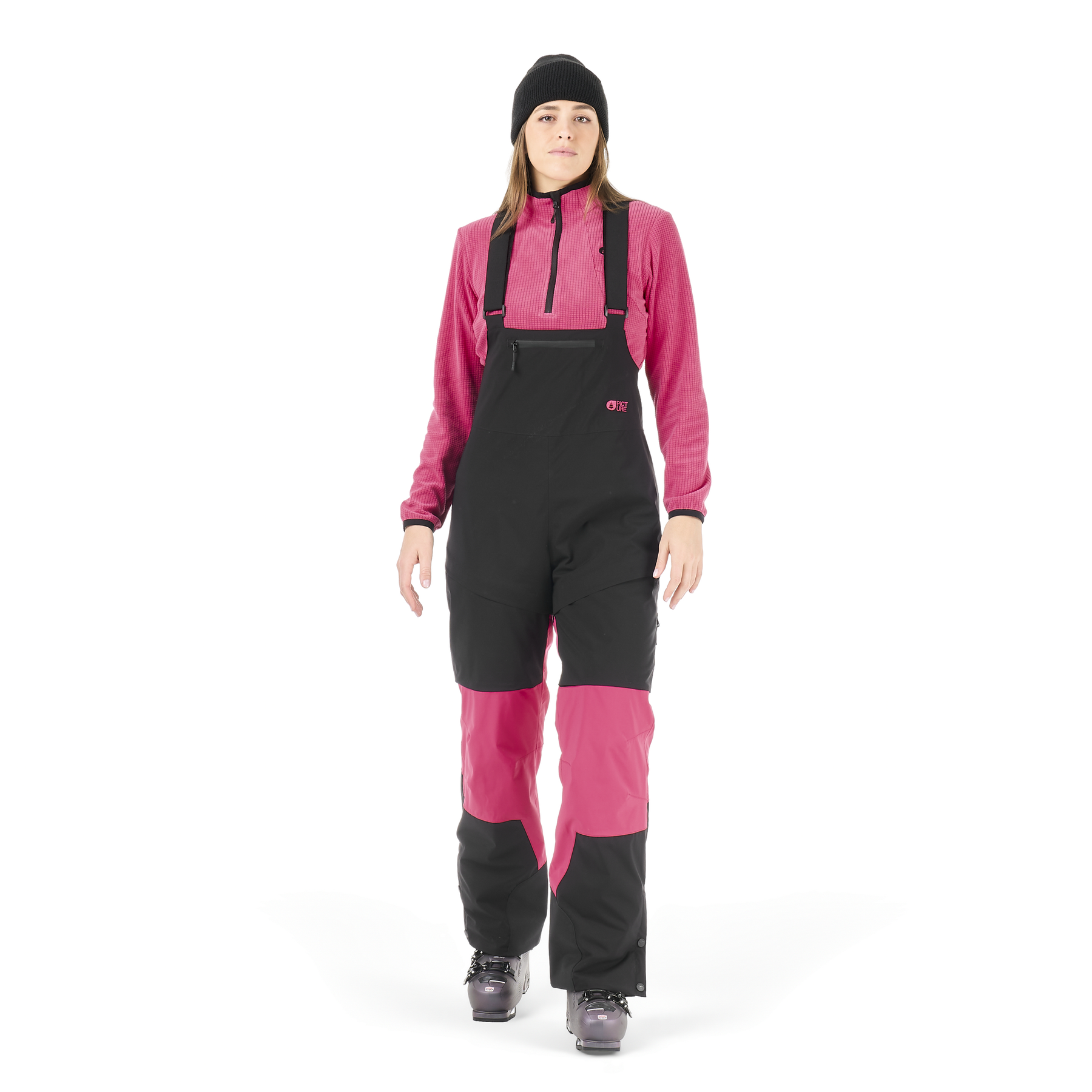 WEAVY W 1/4 GRID FLEECE __color:Beetroot_Powder#1