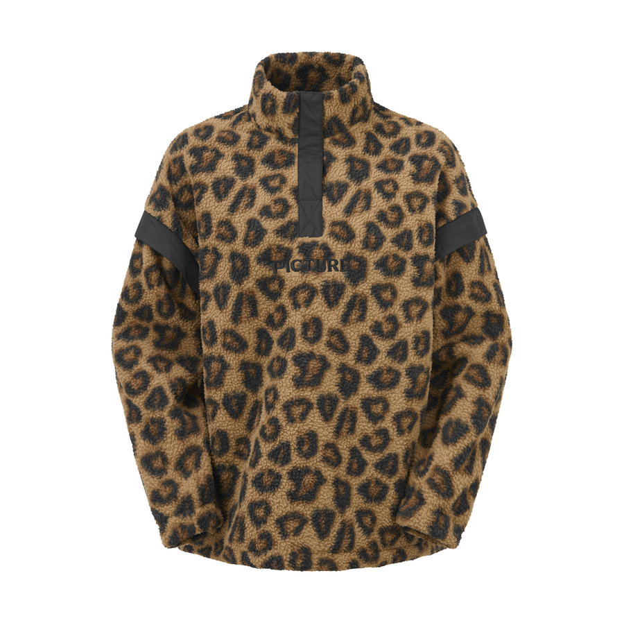 VELORA PRINTED 1/4 FLEECE __color:Wild_Spot_Print#17