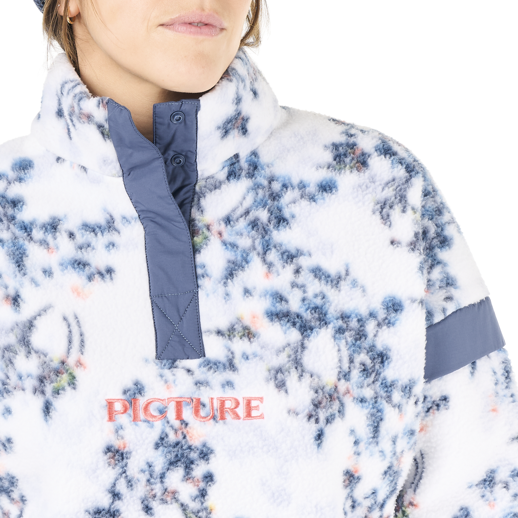 VELORA PRINTED 1/4 FLEECE __color:Schrubby_Print#7