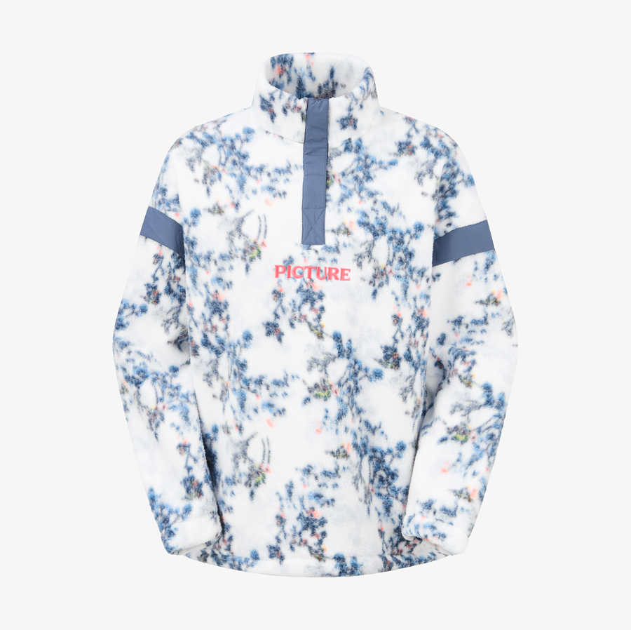 Polaire femme 1/4 zippée VELORA PRINTED