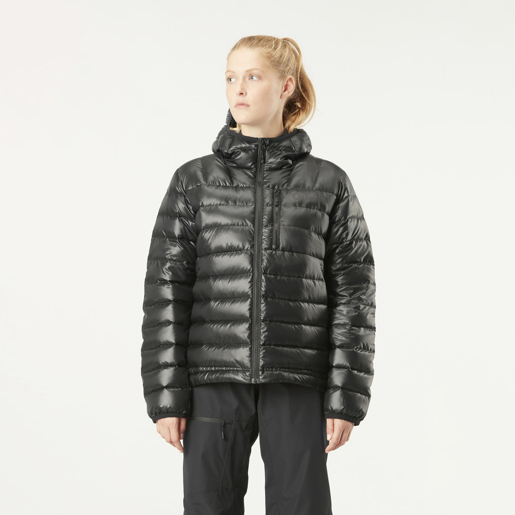 MID PUFF DOWN W JKT __color:Black#0