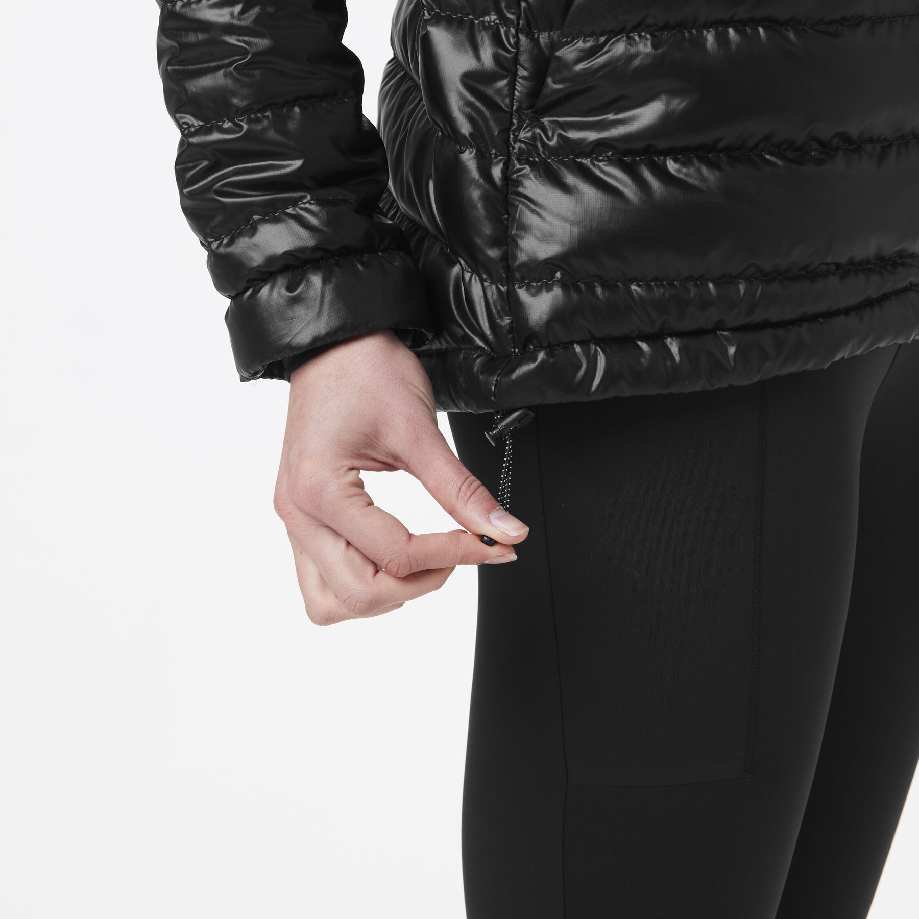 MID PUFF DOWN W JKT __color:Black#5