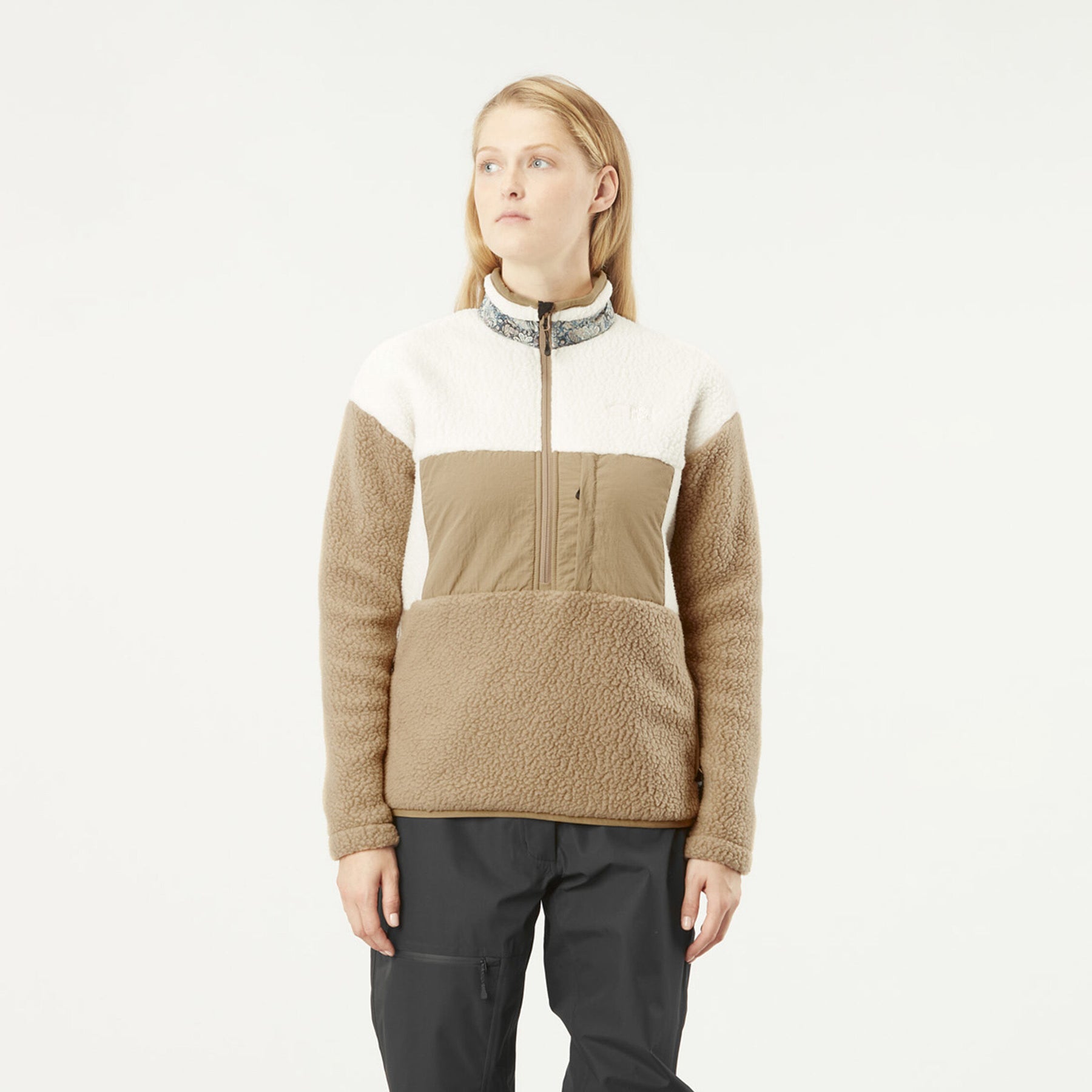 NAATIL 1/4 FLEECE __color:Tannin#7