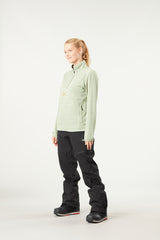 TAHITA 1/4 GRID FLEECE __color:Desert_Sage#11