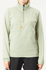 TAHITA 1/4 GRID FLEECE __color:Desert_Sage#13