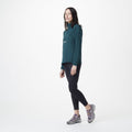 TAHITA 1/4 GRID FLEECE __color:Deep_Water#2