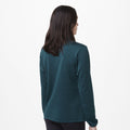 TAHITA 1/4 GRID FLEECE __color:Deep_Water#4