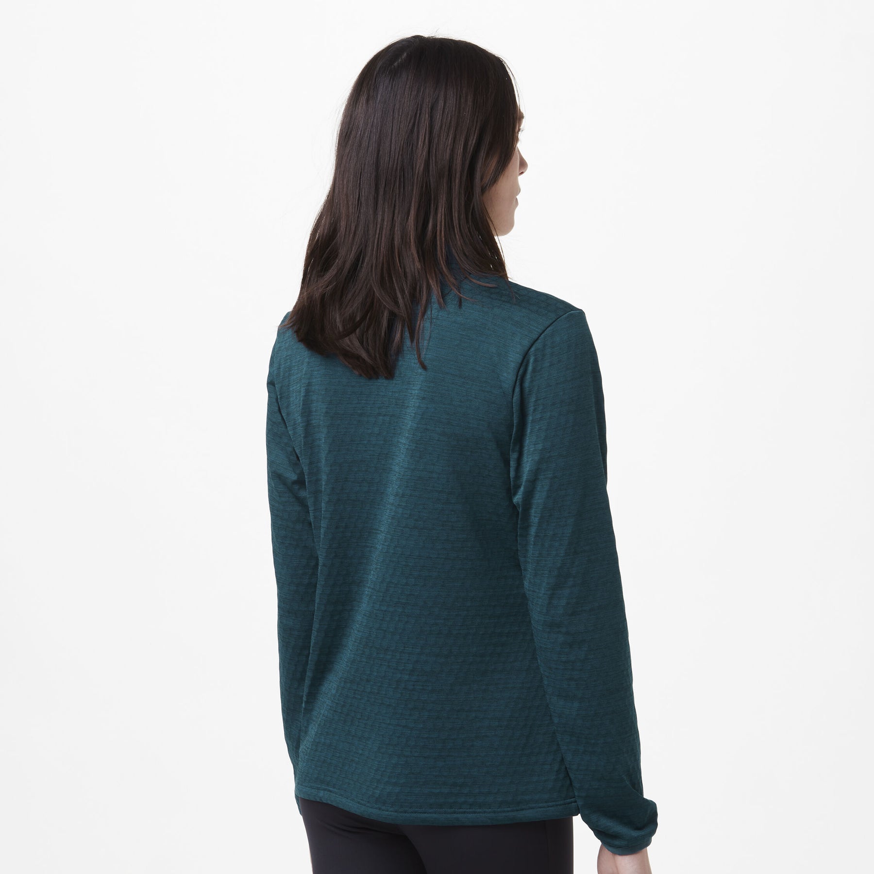 TAHITA 1/4 GRID FLEECE __color:Deep_Water#4