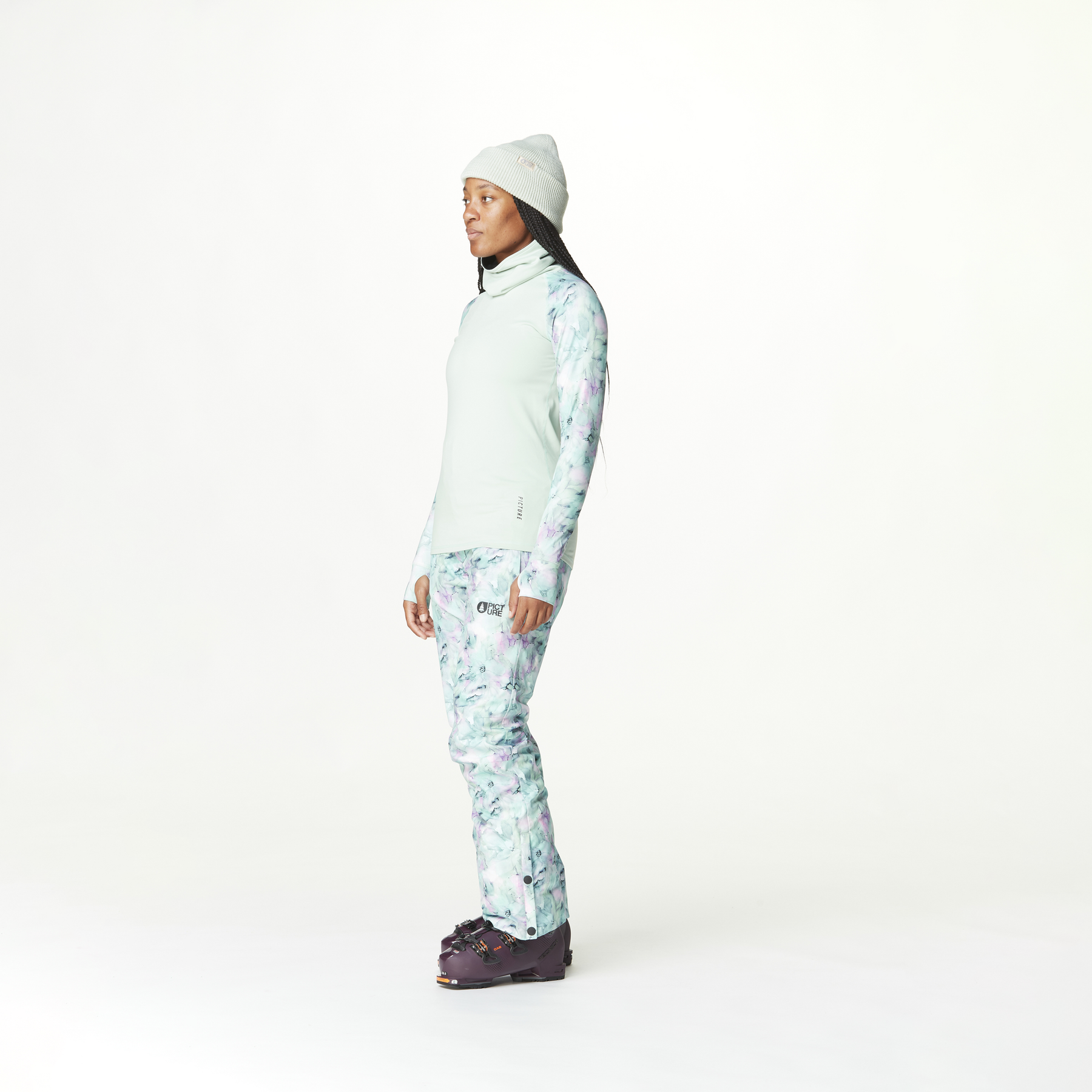 PAGAYA HIGH  FLEECE __color:Blurry_Water_Silt_Gre#11