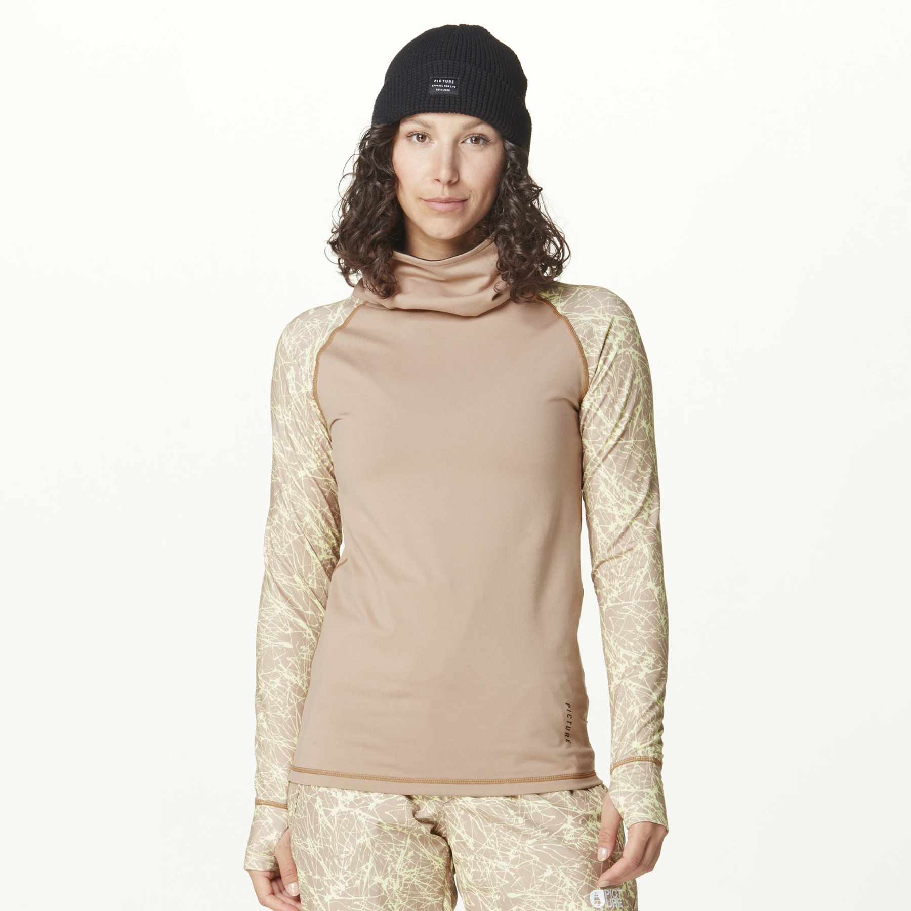 PAGAYA HIGH  FLEECE __color:Textury_Print_Roebuck#28