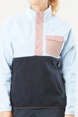 ARCCA 1/4 FLEECE __color:Ice_Melt-Dark_Blue#13