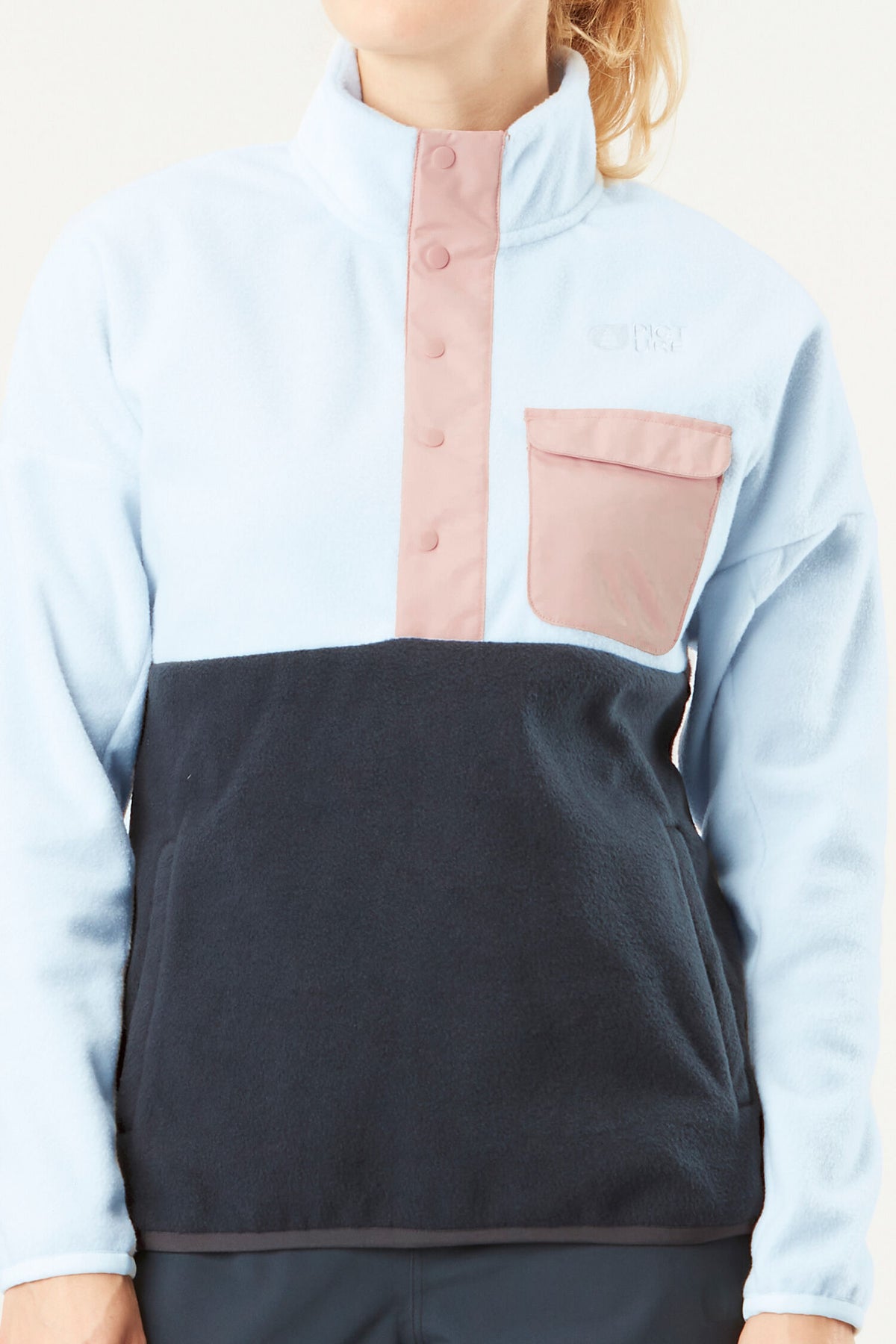 ARCCA 1/4 FLEECE __color:Ice_Melt-Dark_Blue#13