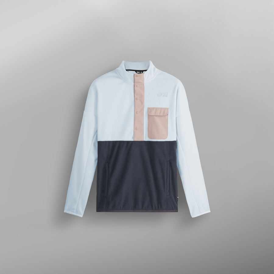 ARCCA 1/4 FLEECE __color:Ice_Melt-Dark_Blue#14