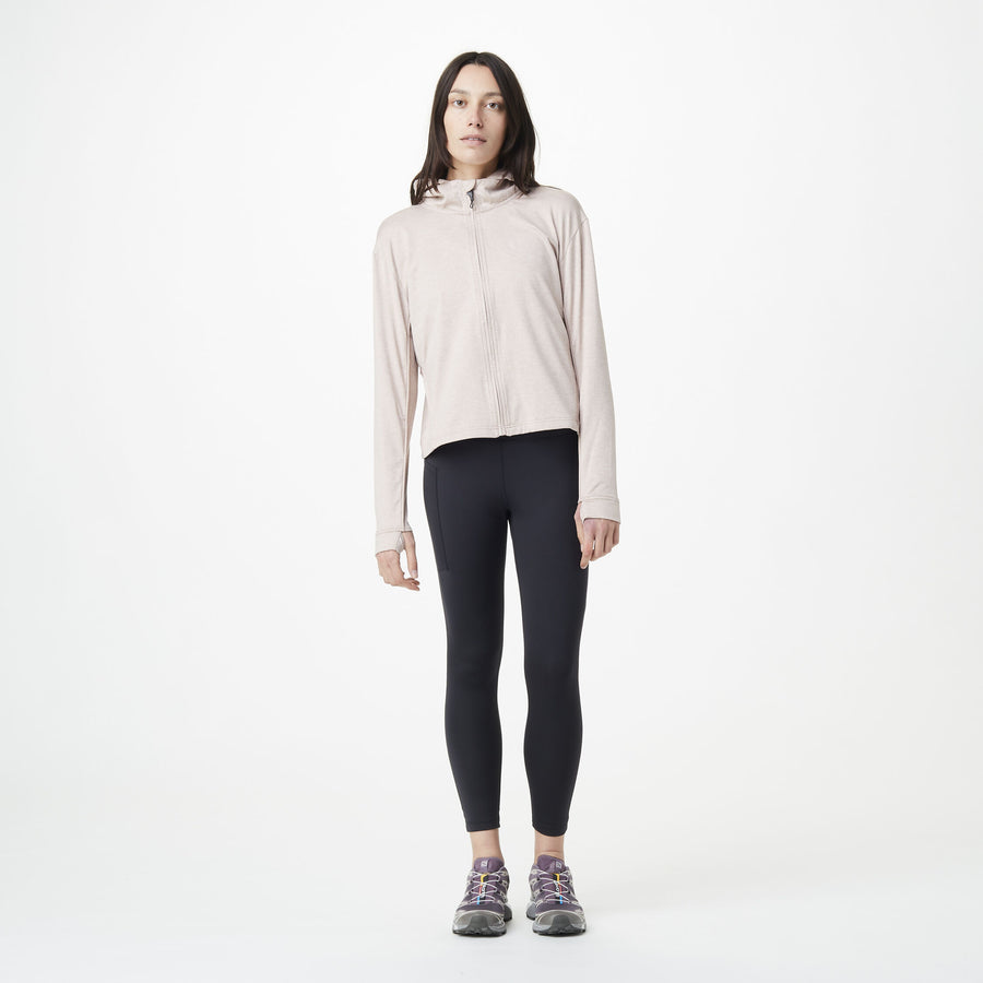 CELEST ZIP TECH HOODIE __color:Shadow_Gray#19