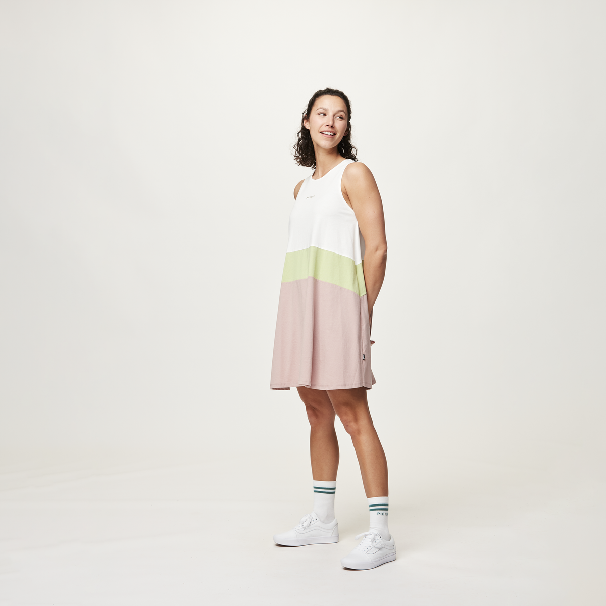 FLOWA DRESS __color:Woodrose#30