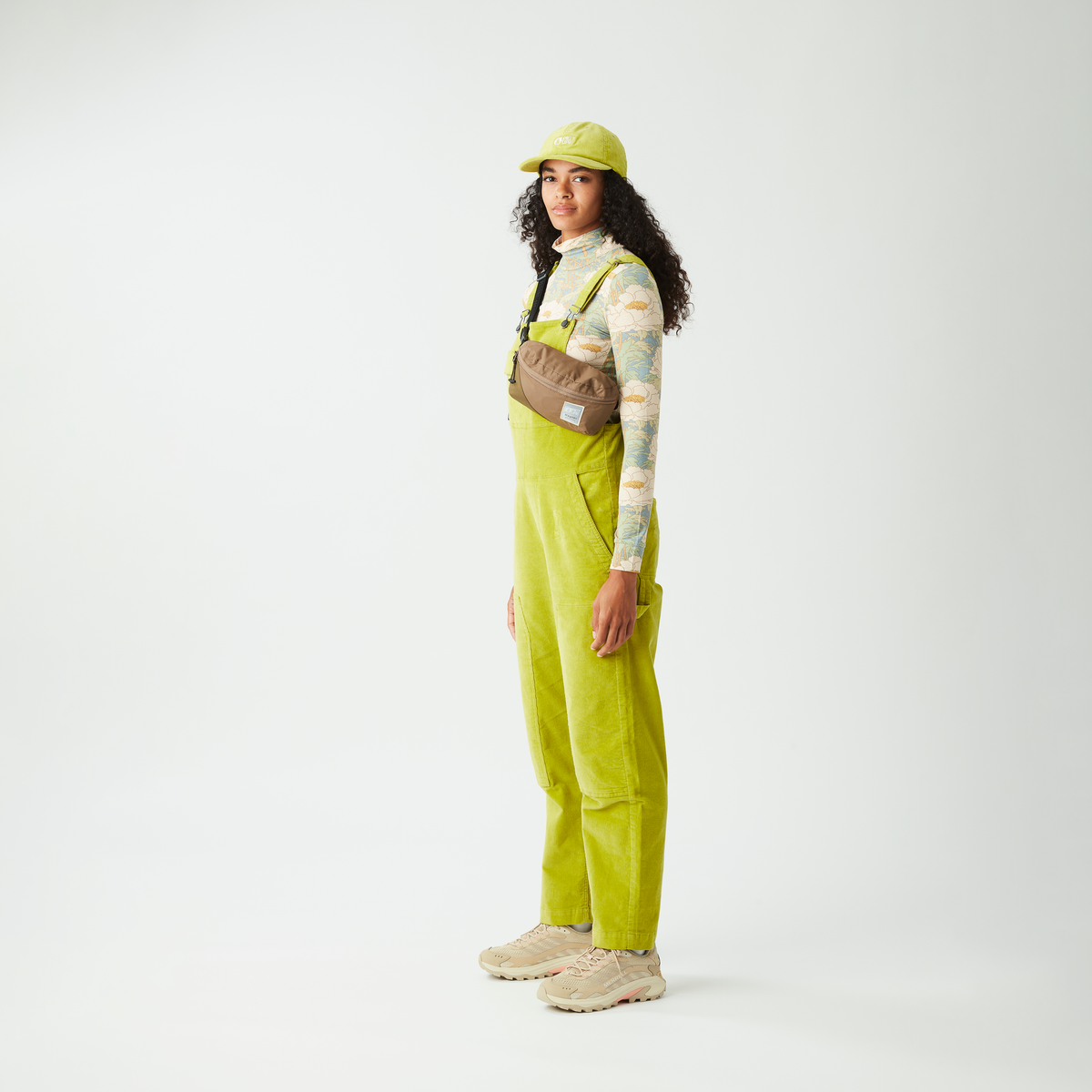 BIBEE CORD OVERALLS __color:Split_Pea#26