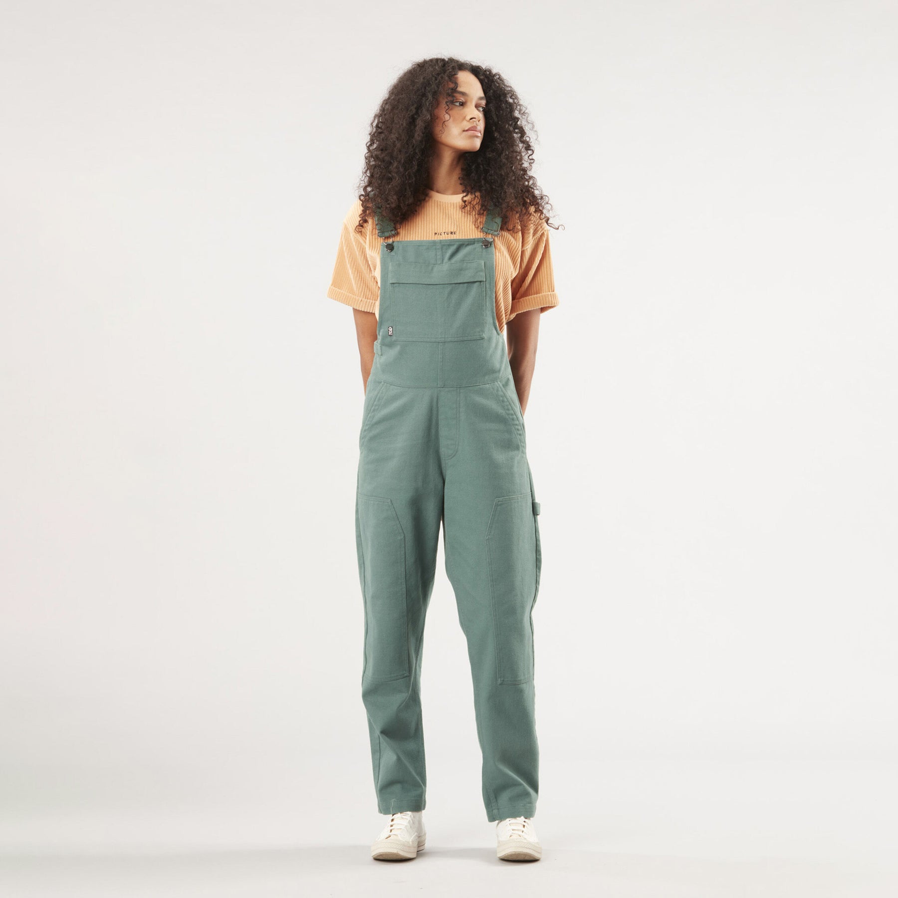 BIBEE DRILL OVERALLS __color:Sea_Pine#0