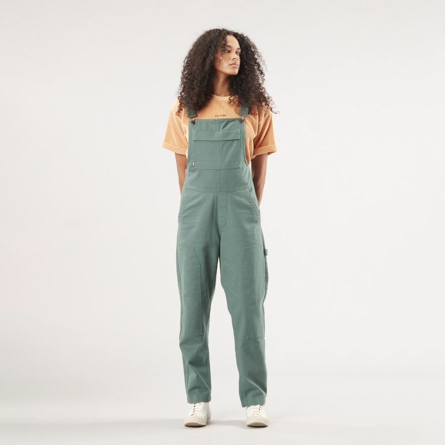 BIBEE DRILL OVERALLS __color:Sea_Pine#0