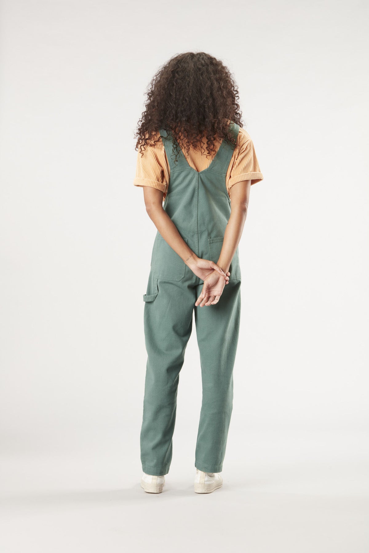 BIBEE DRILL OVERALLS __color:Sea_Pine#2