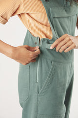 BIBEE DRILL OVERALLS __color:Sea_Pine#7