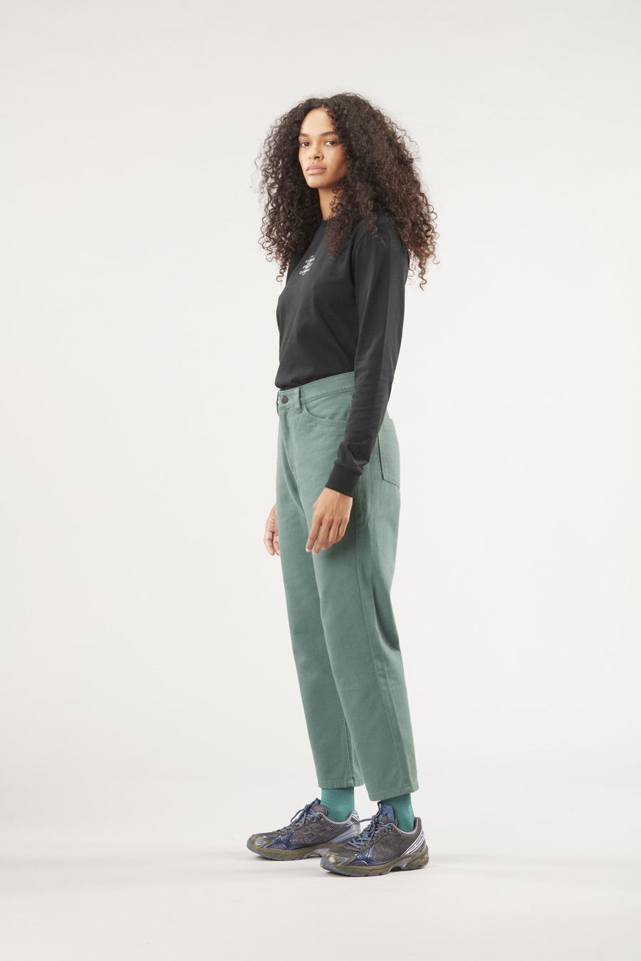 COTAGO DRILL PANTS __color:Sea_Pine#11
