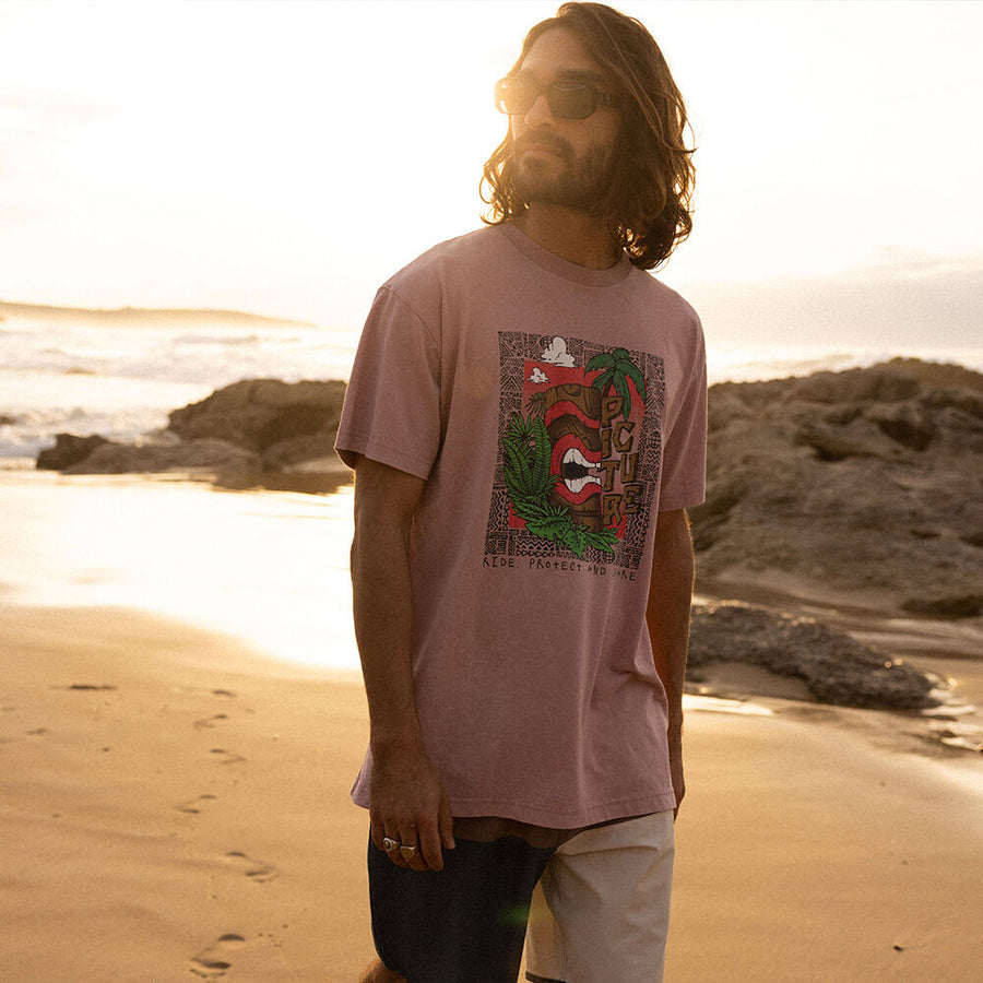 WOGONG TEE __color:Woodrose#5