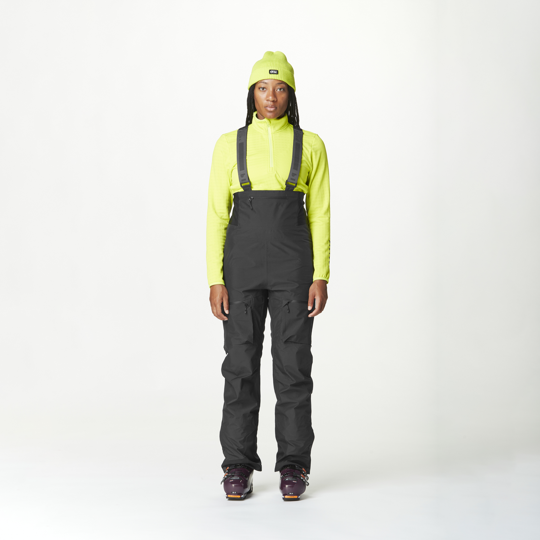AERON 3L BIB PANTS __color:Black#0
