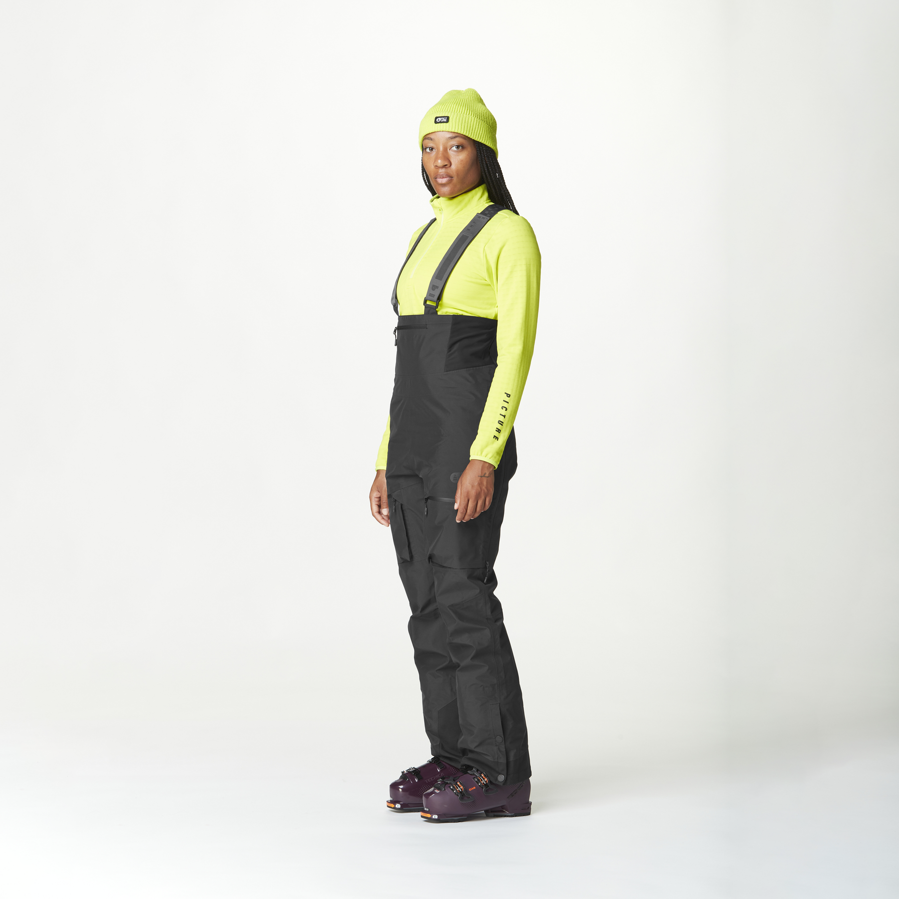 AERON 3L BIB PANTS __color:Black#2
