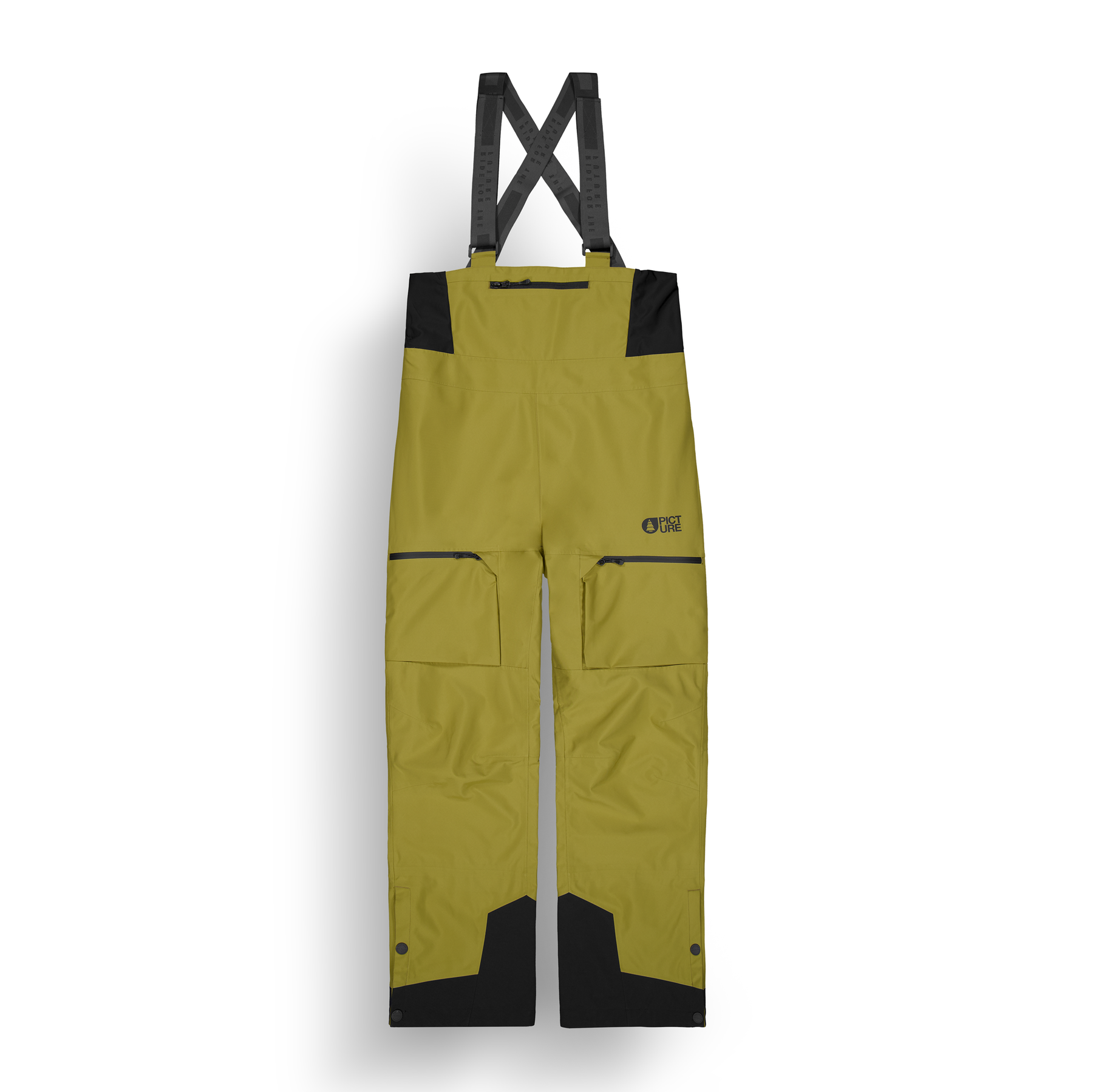 AERON 3L BIB PANTS __color:Green_Moss#12