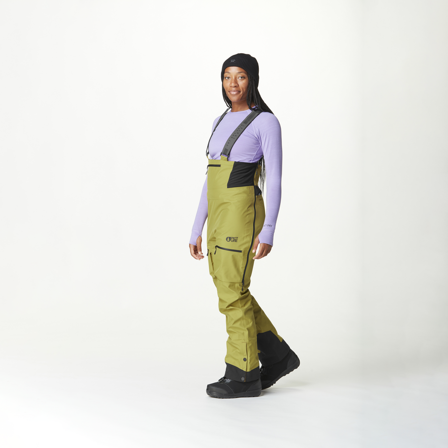 AERON 3L BIB PANTS __color:Green_Moss#9