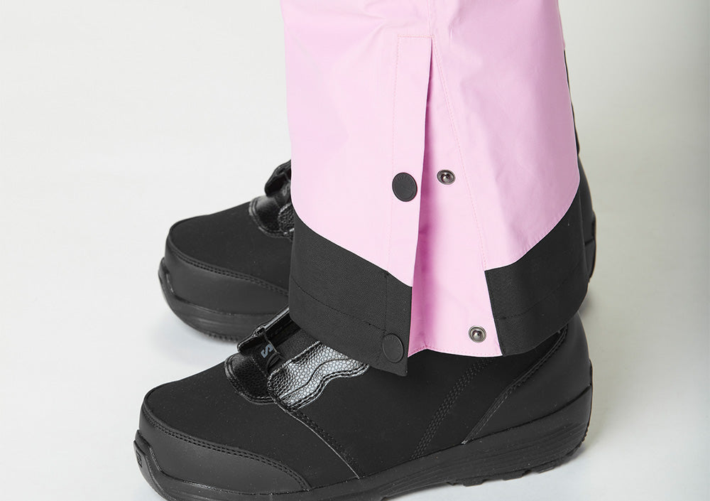 Snap buttons at bottom hem