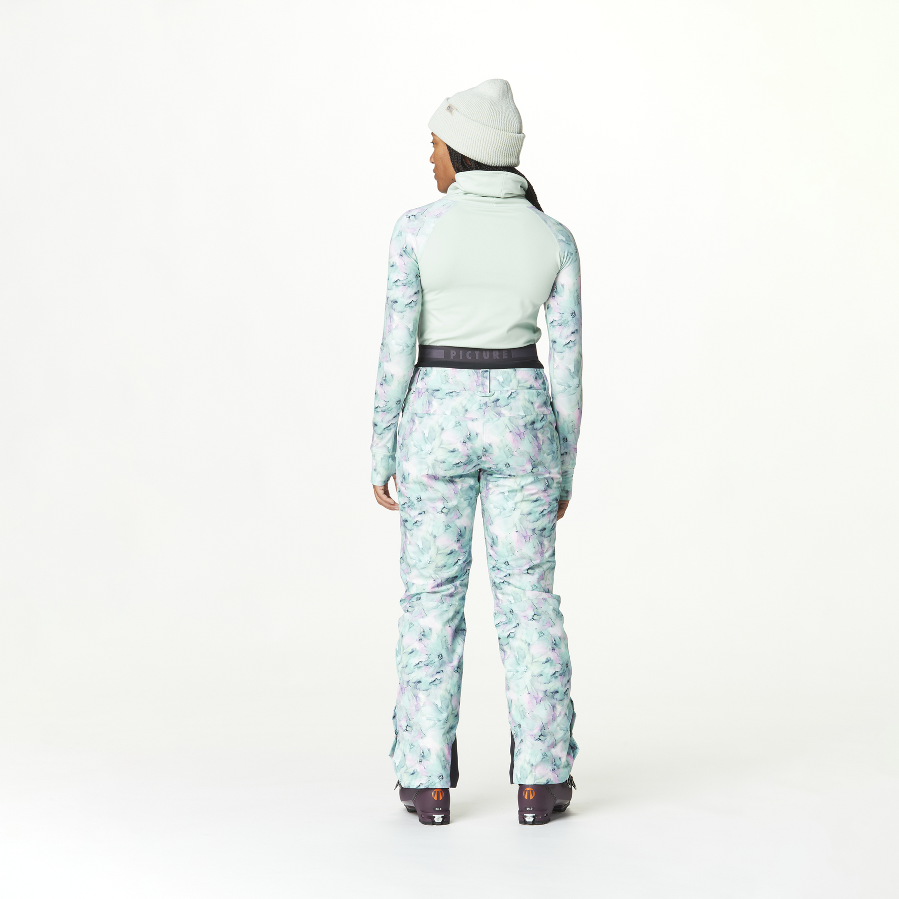 EXA PRINTED PANTS __color:Blurry_Water_Print#1