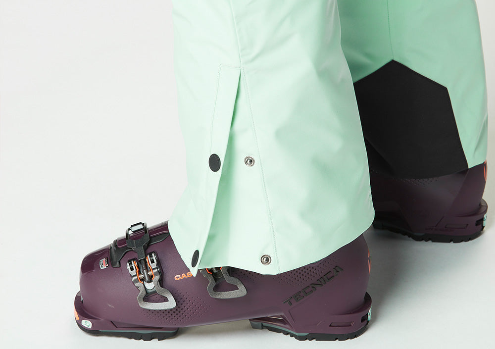 Snap buttons at bottom hem