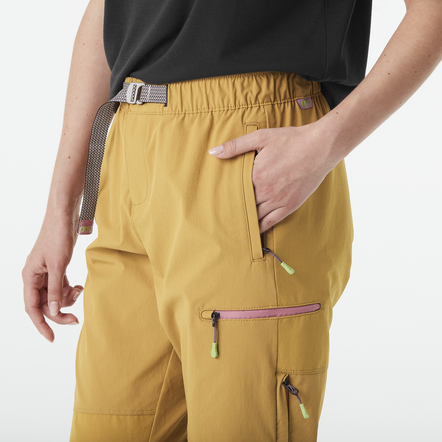SHOONER W STRETCH PANTS __color:Dijon#15