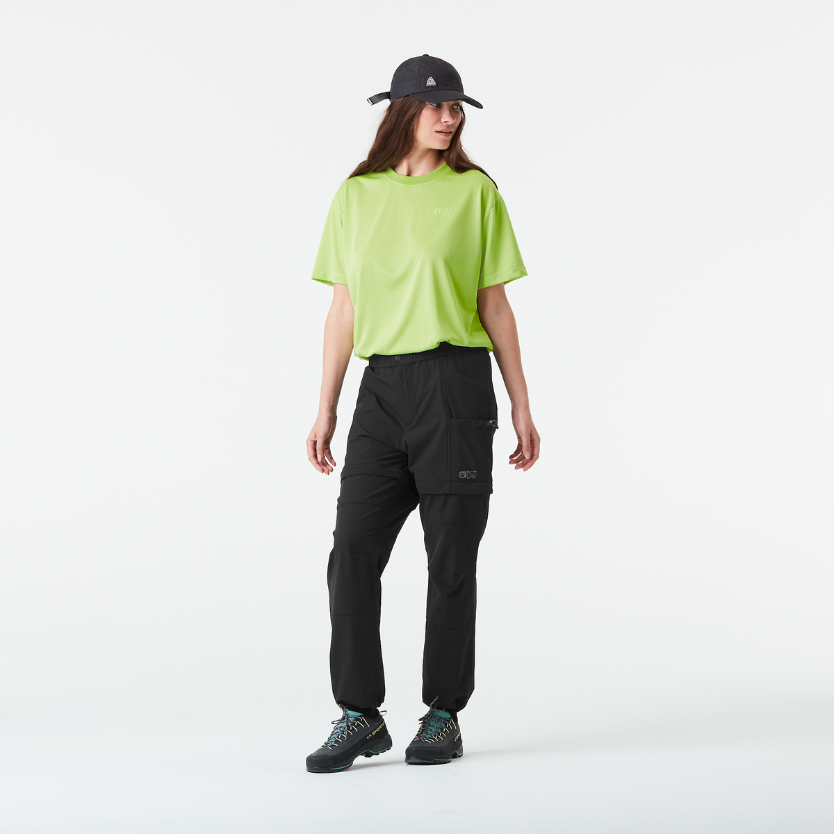 OUTIF W 2IN1 STRETCH PANT __color:Black#0