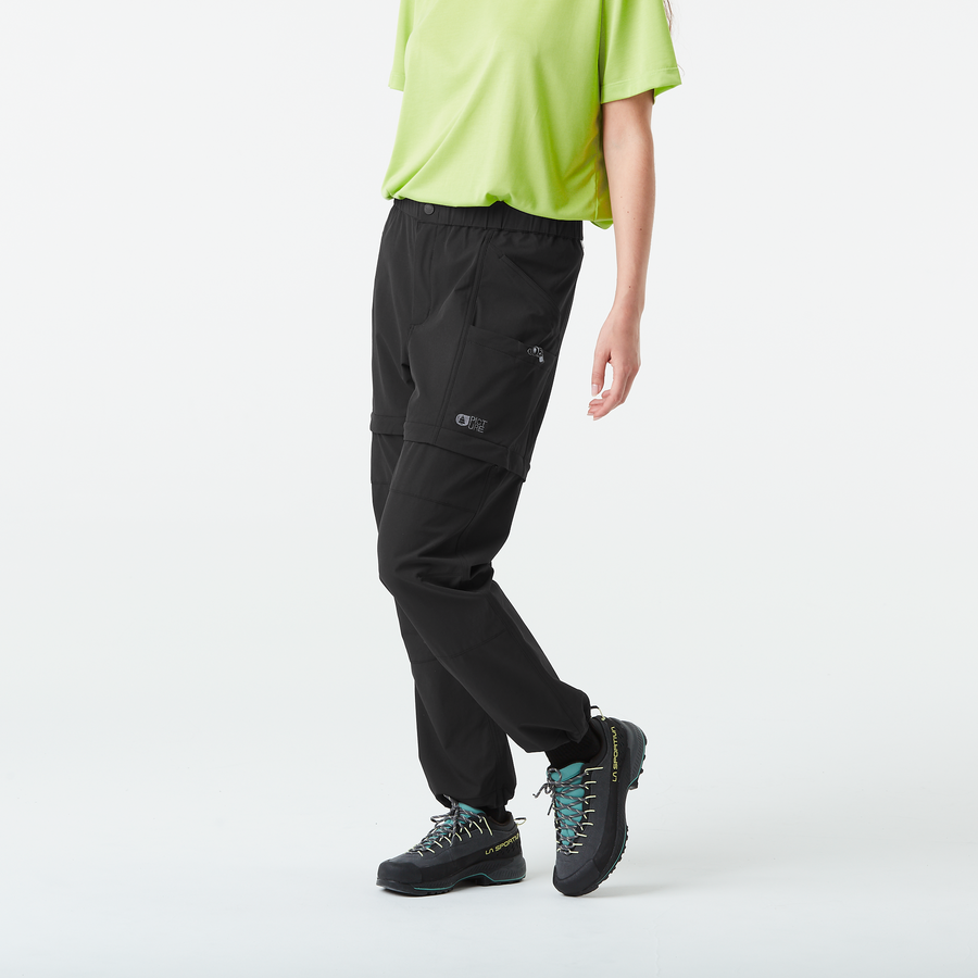 OUTIF W 2IN1 STRETCH PANT __color:Black#1