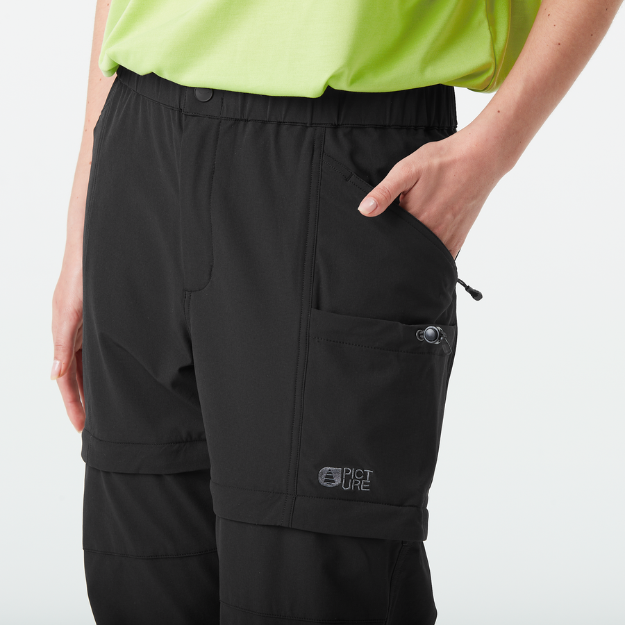 OUTIF W 2IN1 STRETCH PANT __color:Black#3