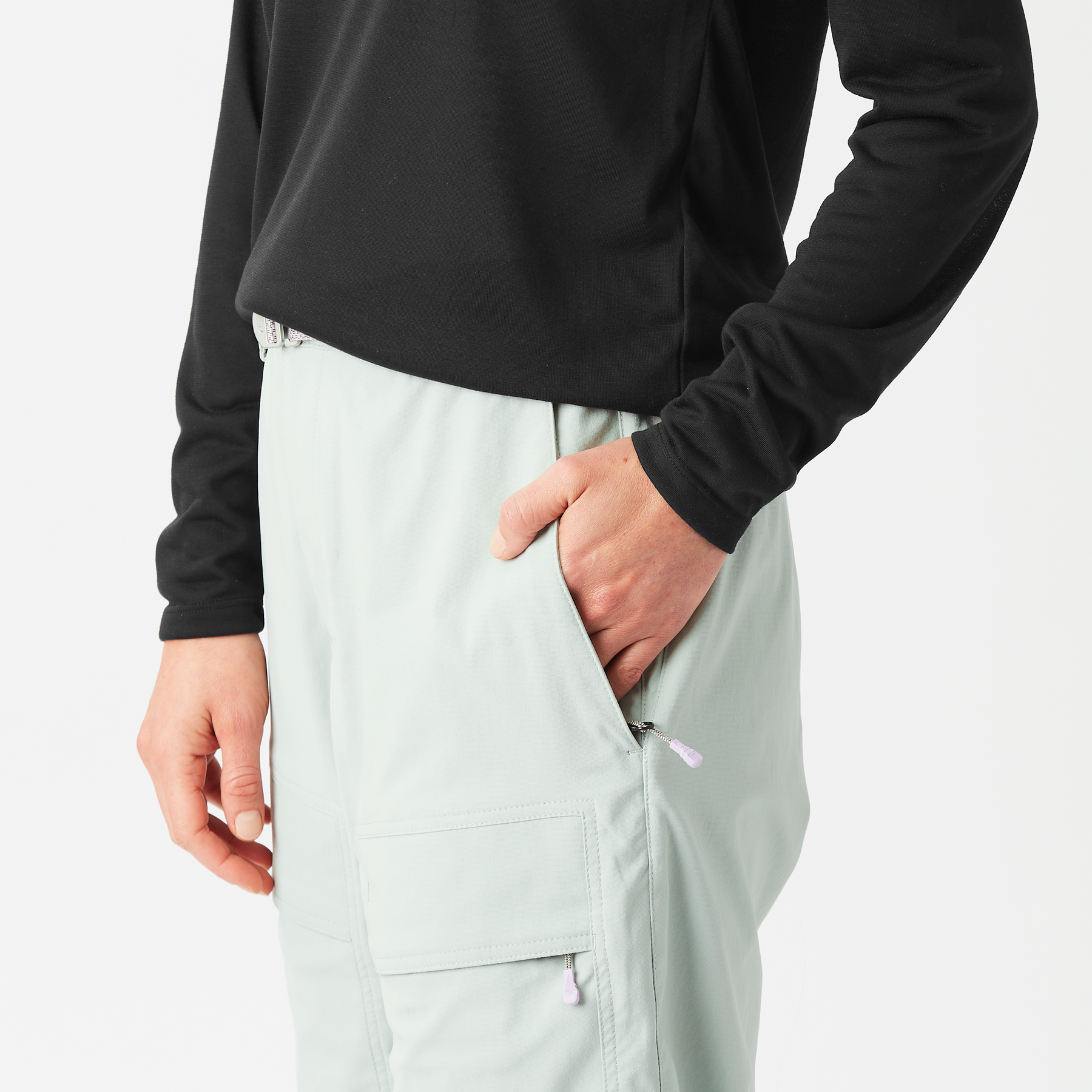 HAVOR W CARGO PANTS __color:Cloudy_Blue#12
