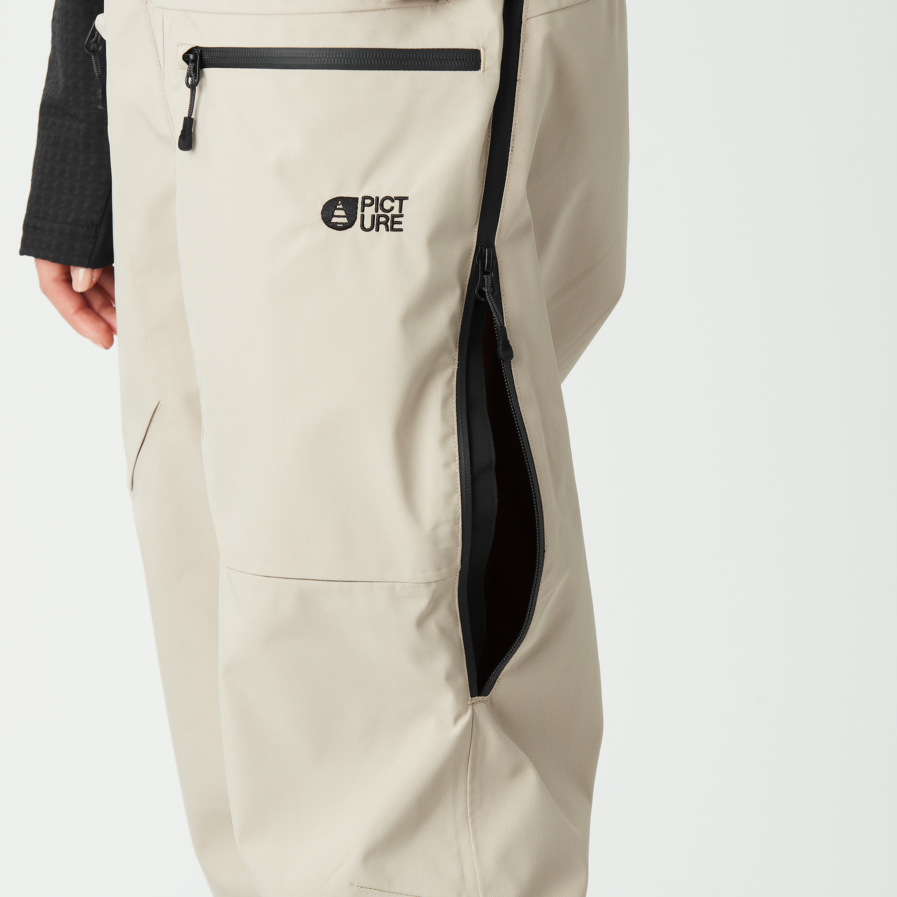 OROSI W BIB PANTS __color:Pure_Cashmere#5