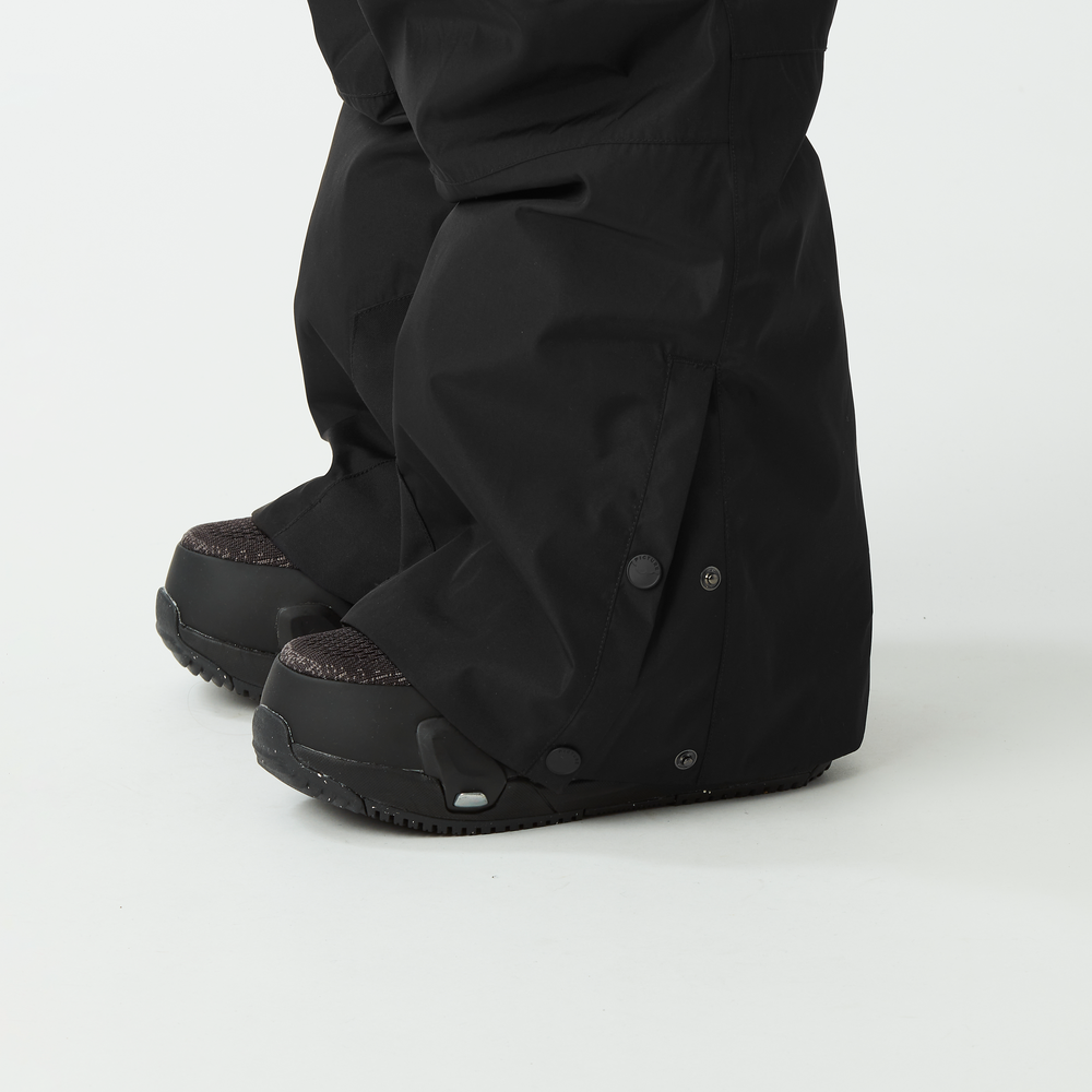 Snap buttons at bottom hem