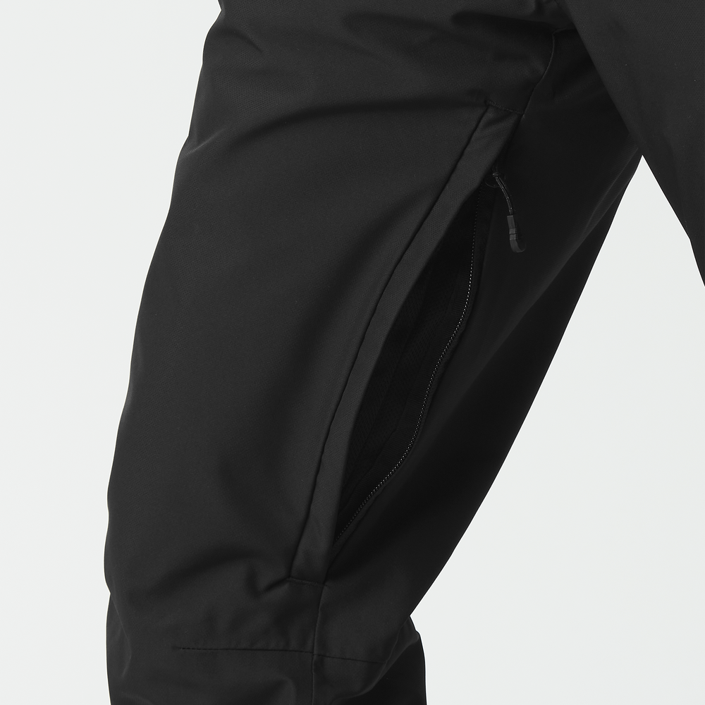 Thigh pit zipped openings