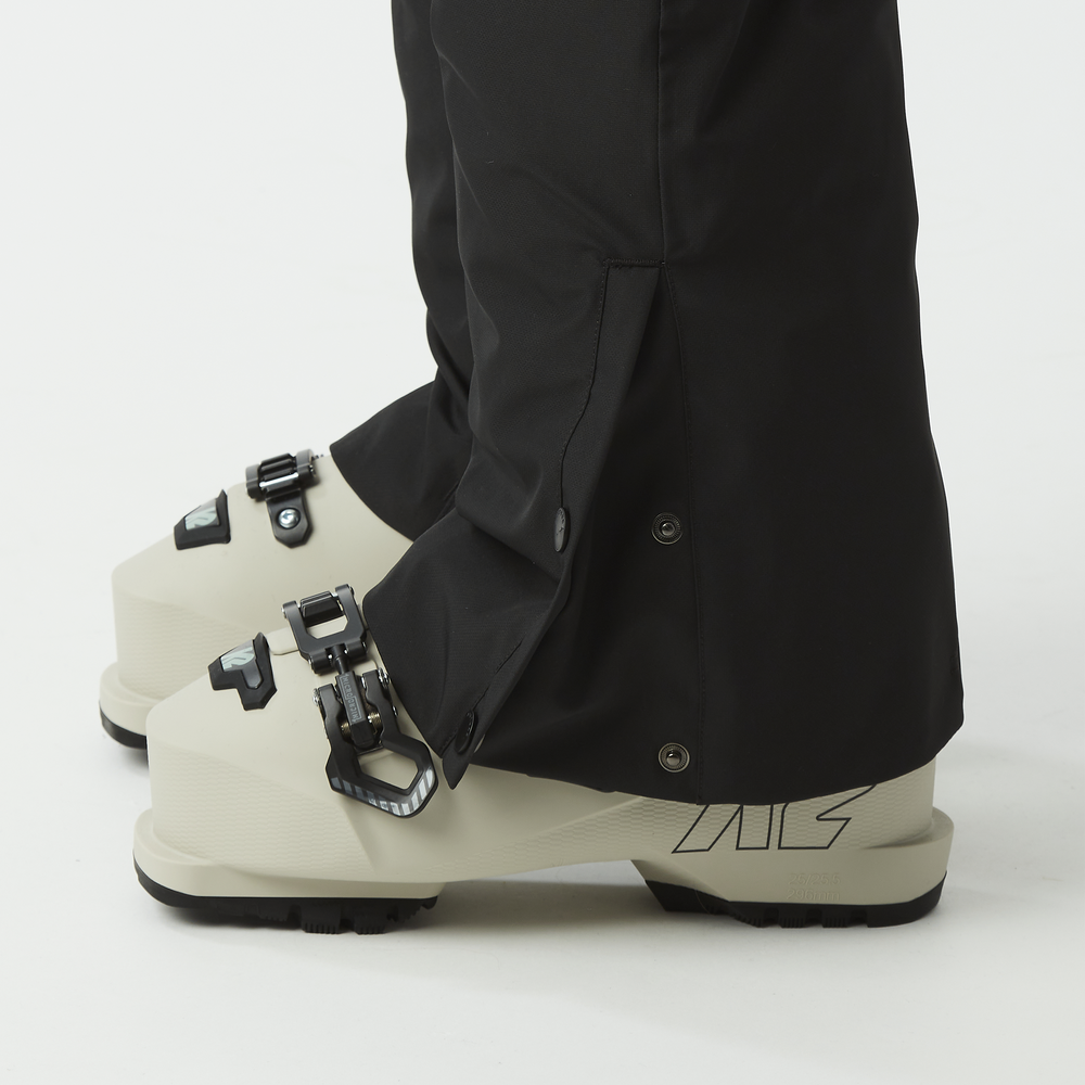 Snap buttons at bottom hem