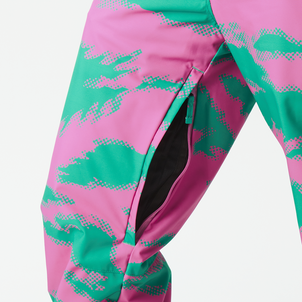 Thigh pit zipped openings