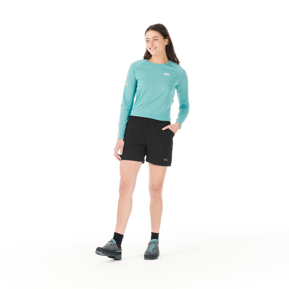 OUTIF W 2IN1 STRETCH PANT __color:Black#20