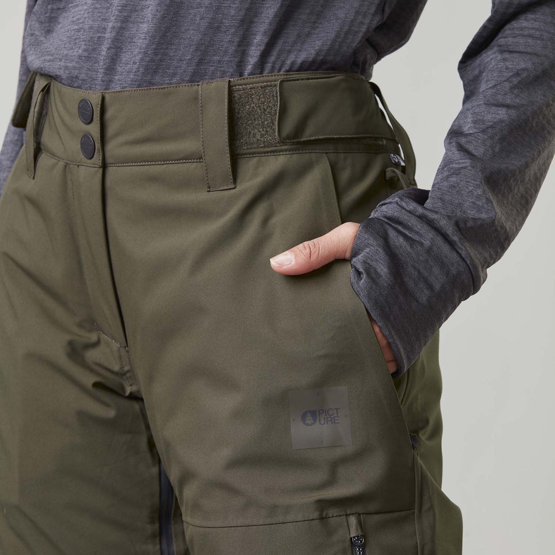 HERMIANCE PANTS __color:Dark_Army_Green#13