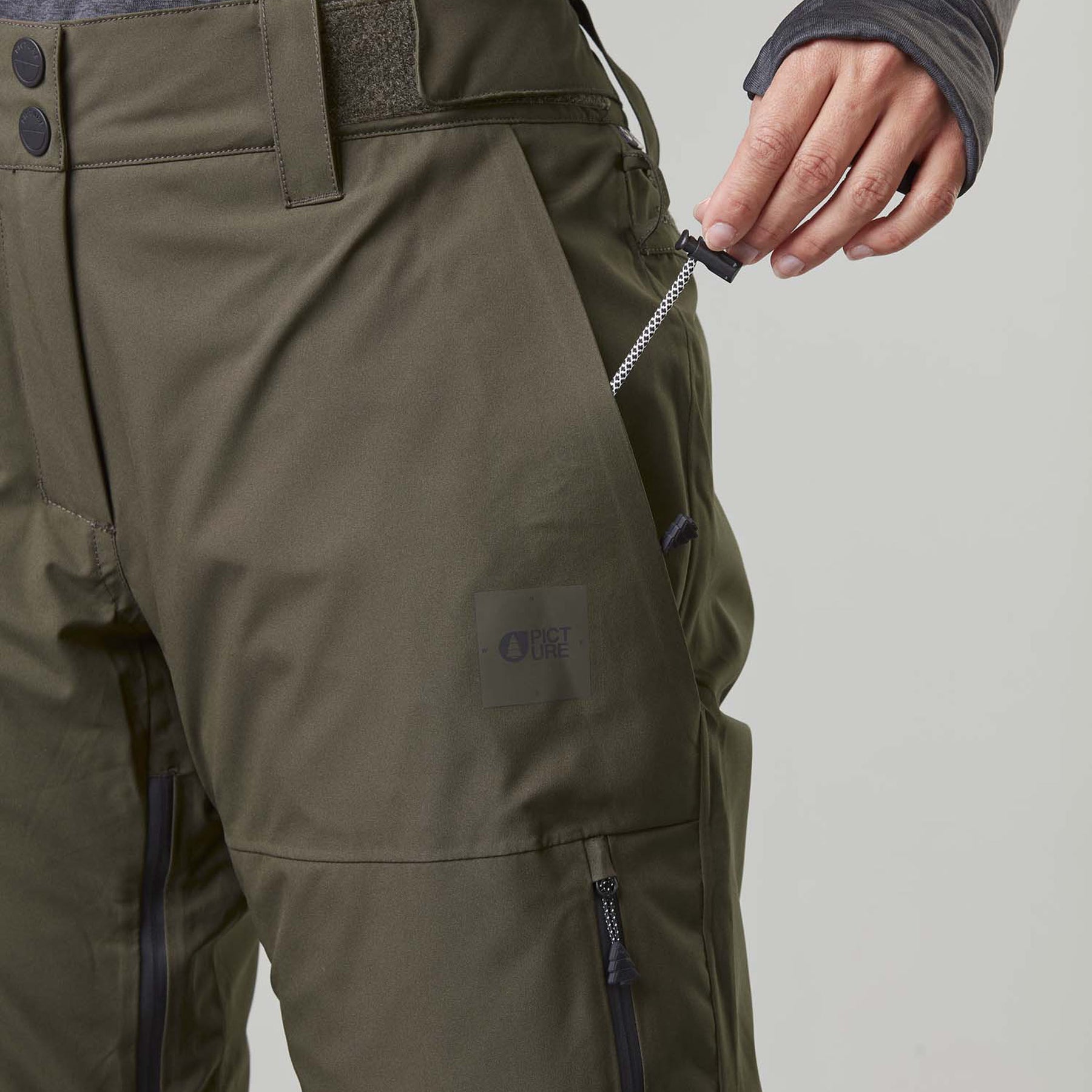 HERMIANCE PANTS __color:Dark_Army_Green#14