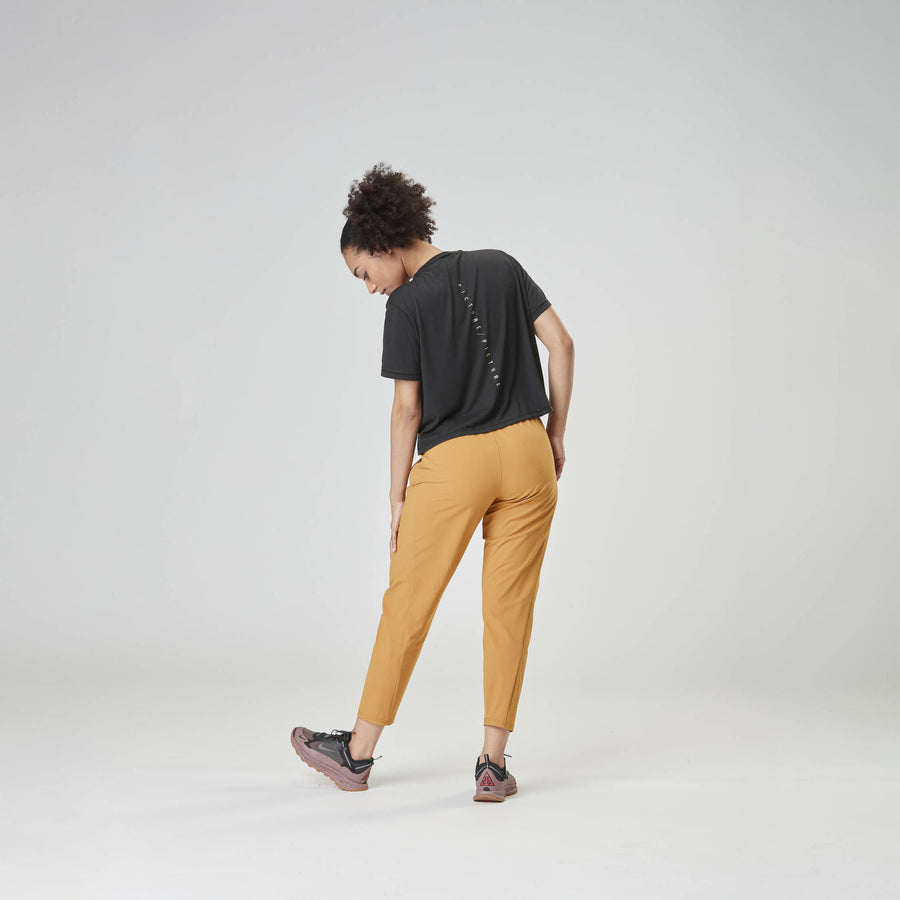 TULEE STRETCH PANTS __color:Cashew#9